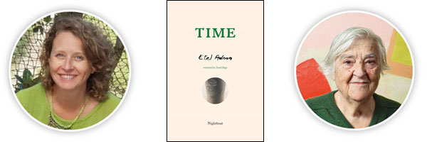 Time, by Sarah Riggs, translated from the French written by Etel Adnan